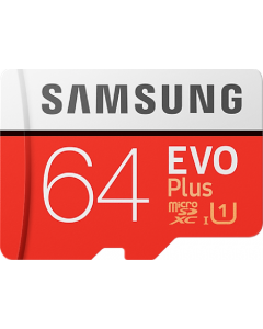 Evo + 64 GB micro SD class 10 - with adapter R100MBs/ W30